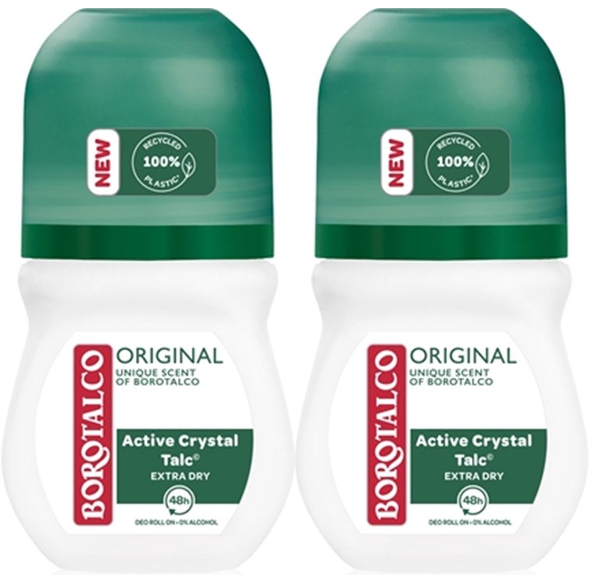 Borotalco Deodorant Roller 2 x 50 ml