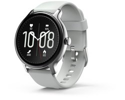 Hama Fit Smartwatch - Fitnesstracker met o.a. hartslagmeter en stappenteller - Sporthorloge - LED-display - IP68-waterbestendig - Grijs/Zilver