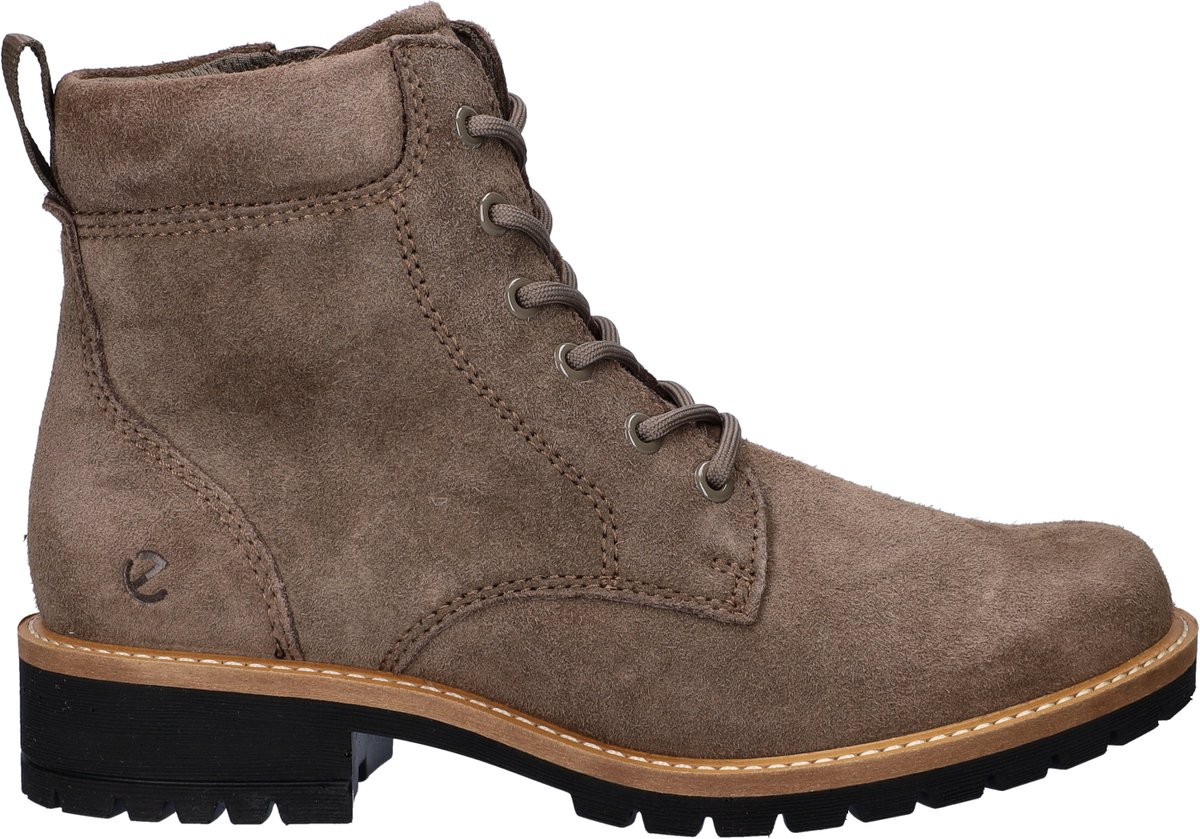 Ecco Elaina dames veterboot - Taupe - Maat 42