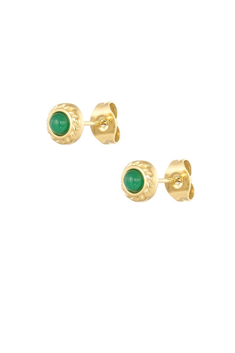Yehwang Oorstekers natuursteen basic | Goud