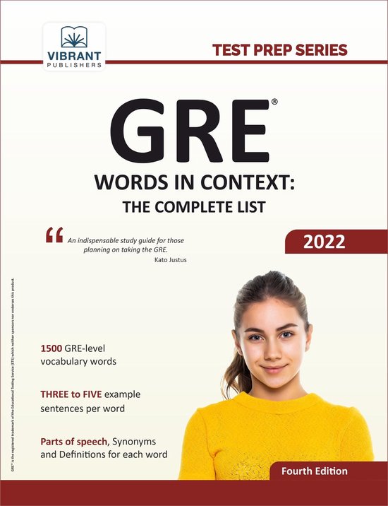 GRE Words In Context - cover