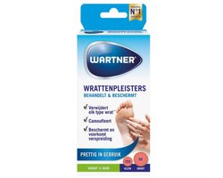 Wartner wrattenpleisters - Behandelt en beschermt bij wratten - Wrattenbehandeling - 24 stuks