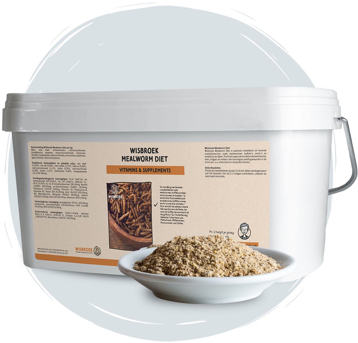 Wisbroek Mealworm Diet (3.000 gram)