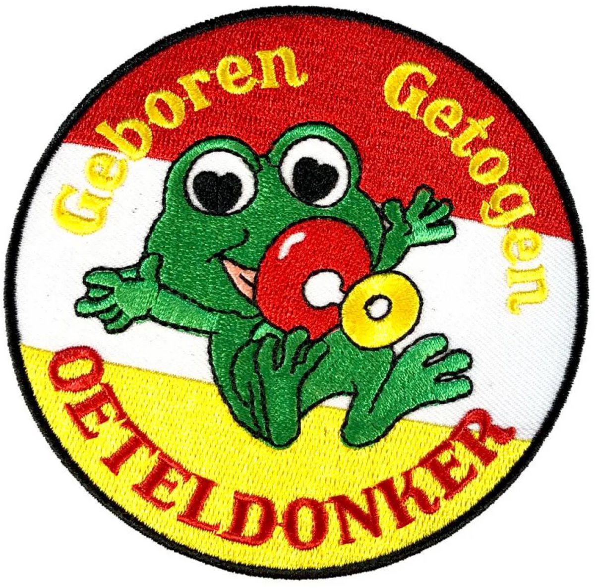 Oeteldonk embleem - Geboren en getogen