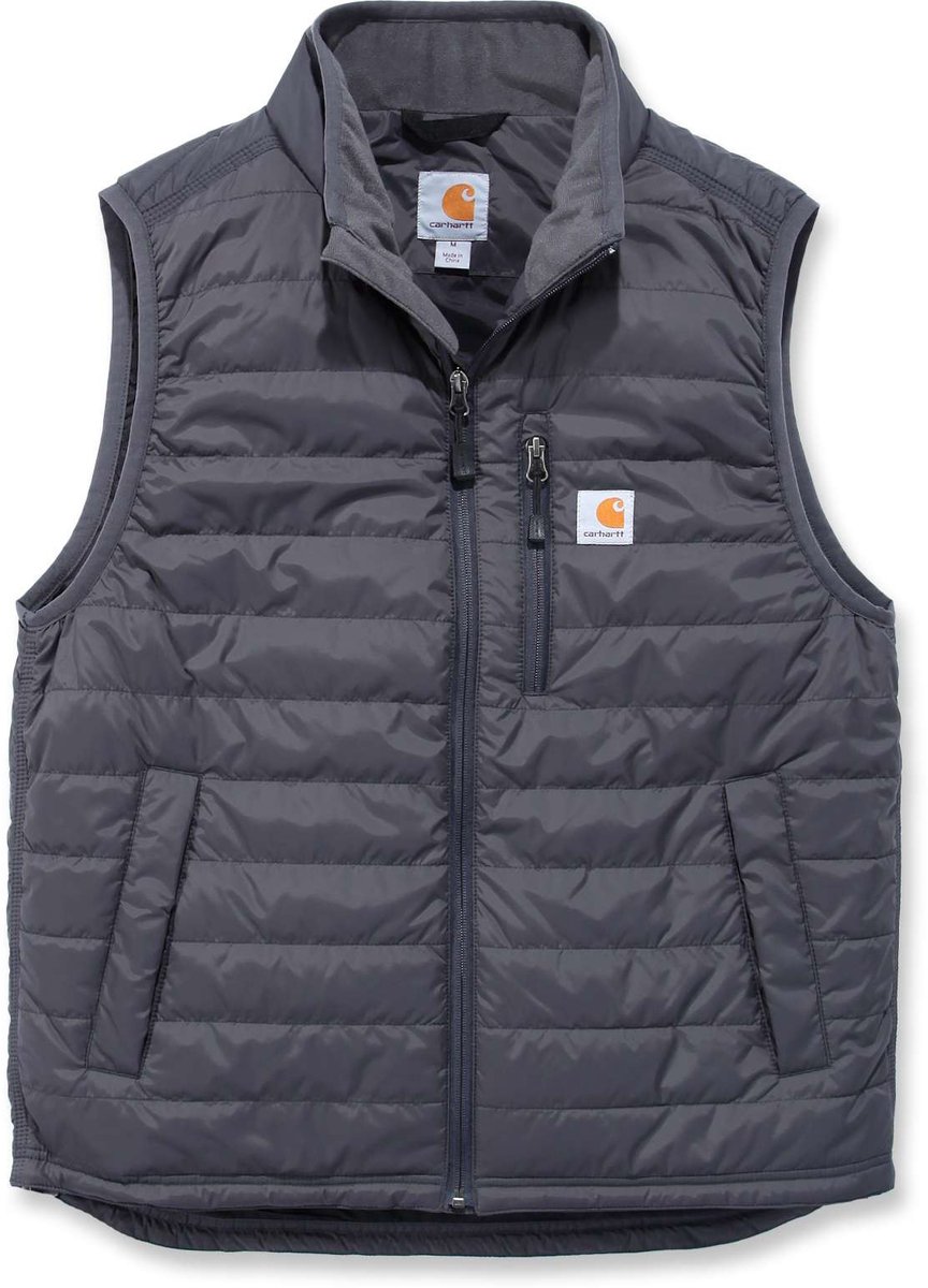 Heren Bodywarmer Vest Carhartt Gilliam Shadow Bodywarmer Heren Zwart