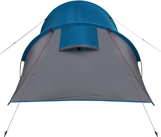 vidaXL Tunneltent - 2-Persoons - Waterdicht - Blauw Kampeerten - Tunneltent - Tweepersoons Tent - Campingtent - Waterproof Tent van Vidaxl — afbeelding 3