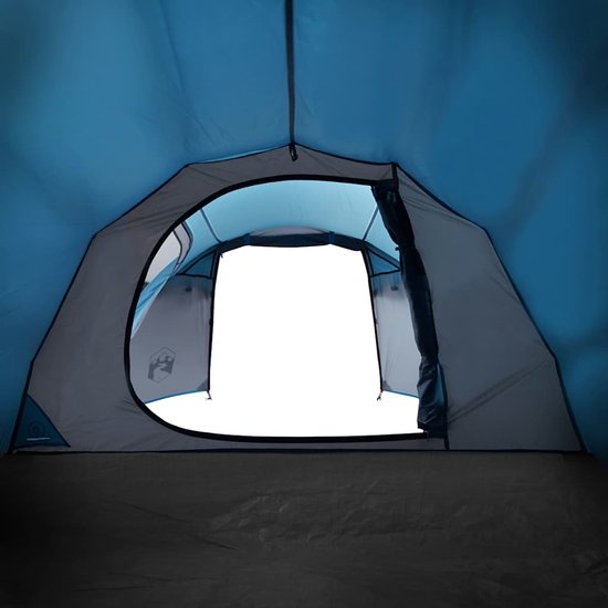 vidaXL Tunneltent - 2-Persoons - Waterdicht - Blauw Kampeerten - Tunneltent - Tweepersoons Tent - Campingtent - Waterproof Tent van Vidaxl — afbeelding 2