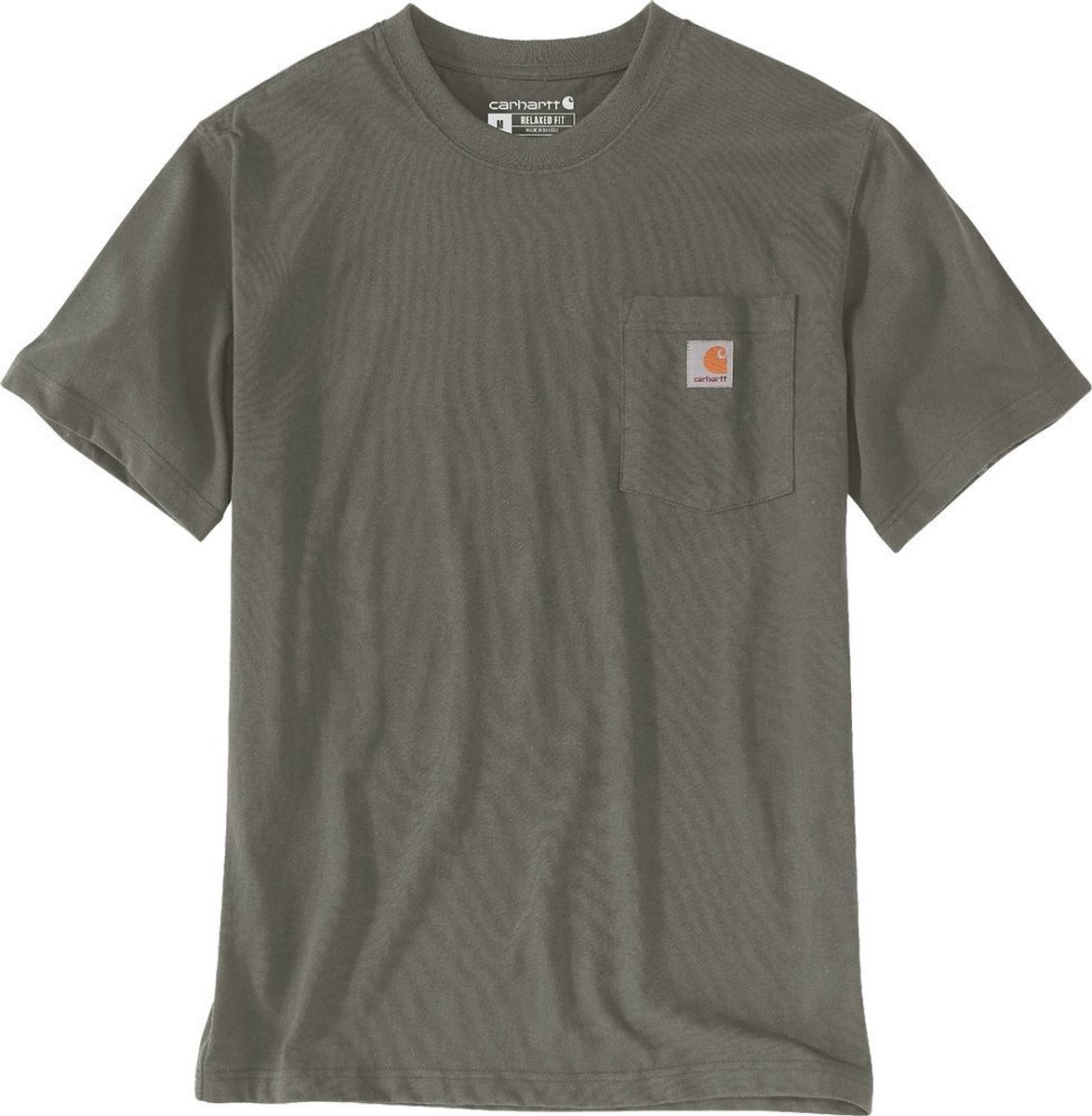 Carhartt K87 Pocket S/S T-Shirt 103296 Dusty -L Olijf