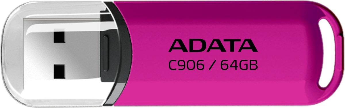 ADATA AC906-64G-RPP USB flash drive 64 GB USB Type-A 2.0 Roze