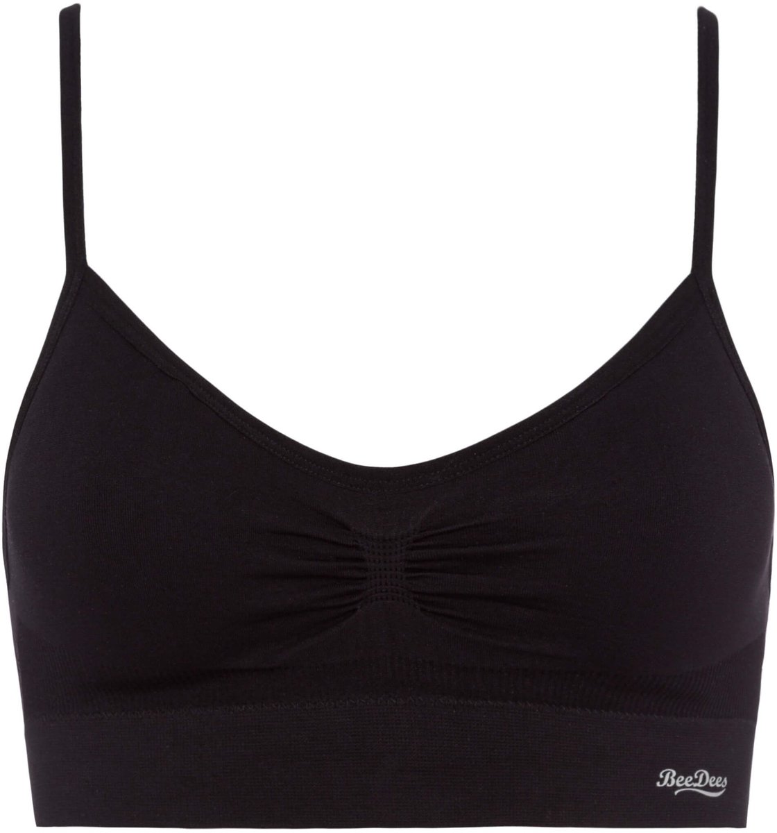 BeeDees Bustier Comfee Strap Top Met uitneembare cups en verstelbare bandjes zwart