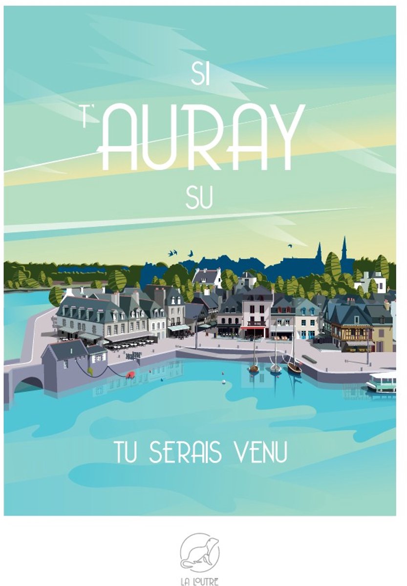 La Loutre puzzel Si t'AURAY su tu serais venu - 1000 stukjes puzzel.