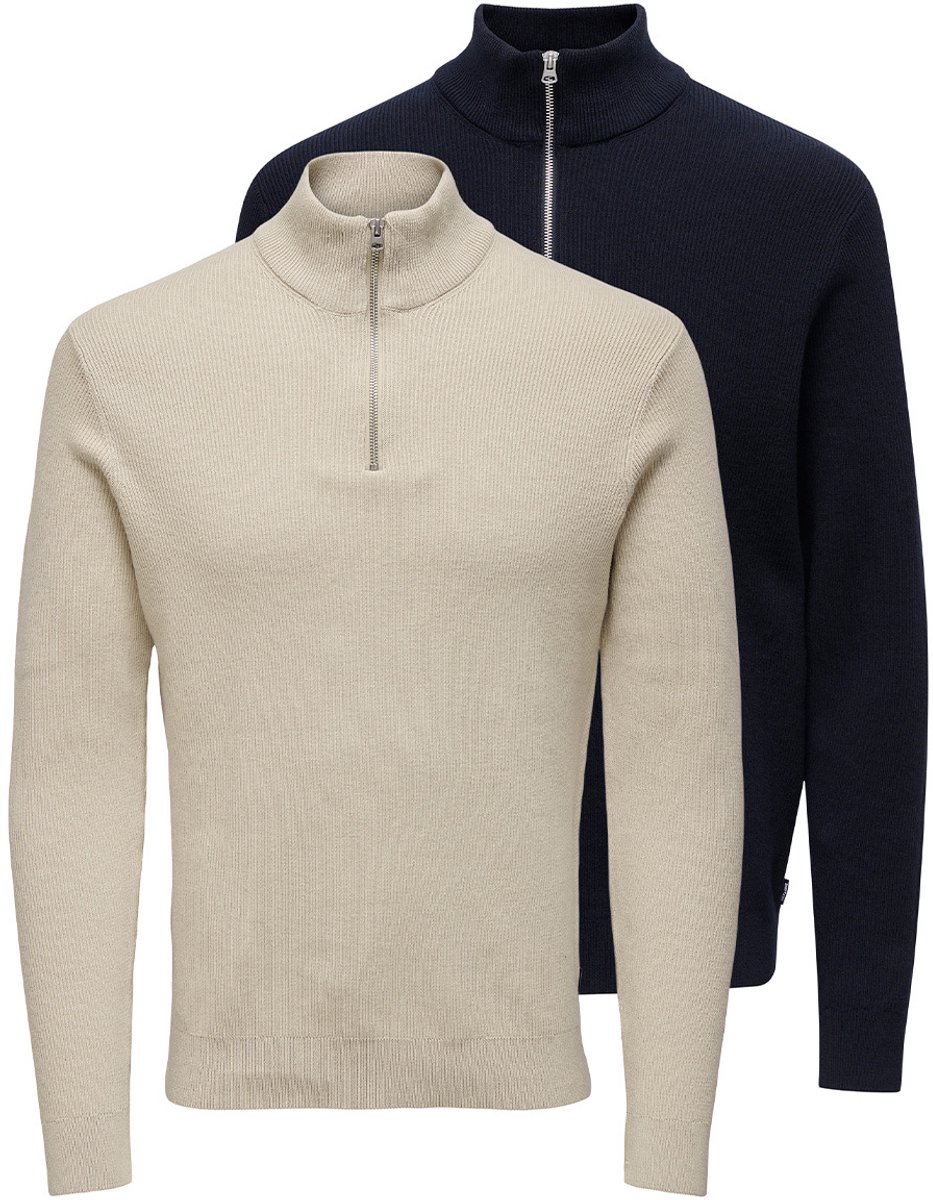 Only & Sons Heren sweattroyer 2 pack Phil