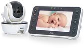Alecto DVM200XL - Babyfoon met Camera - Groot 5" Kleurenscherm - Op afstand Beweegbaar - Wit