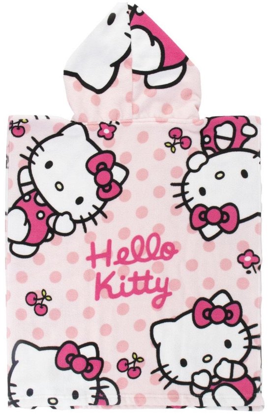 Hello Kitty badponcho 50x115cm sneldrogend van Merkloos — afbeelding 2