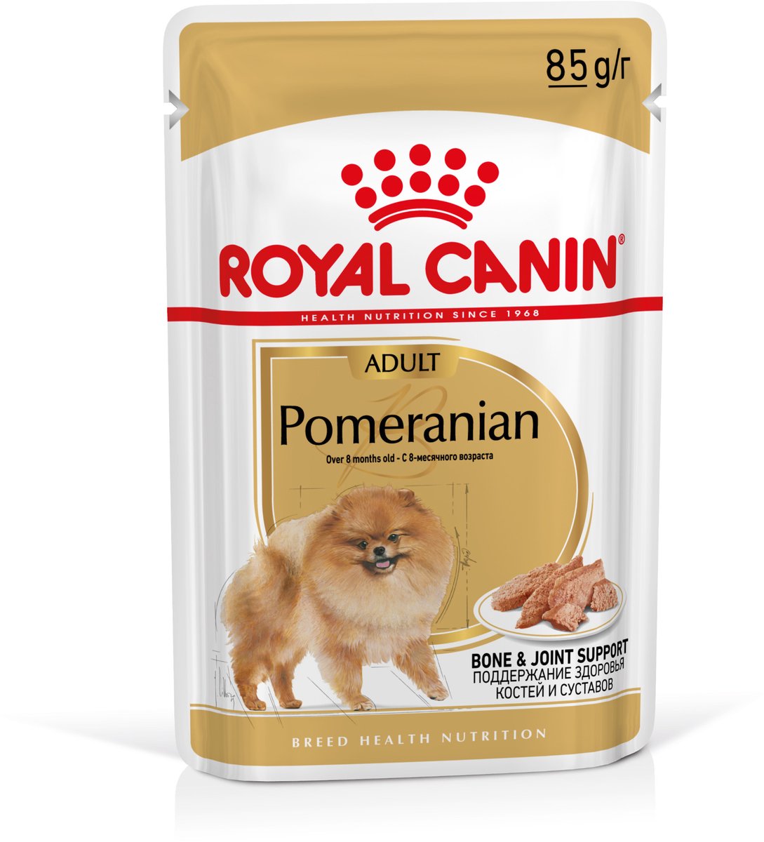 Royal Canin Pomeranian Adult Paté in Saus- Hondenvoer – 85g – Paté Keeshond