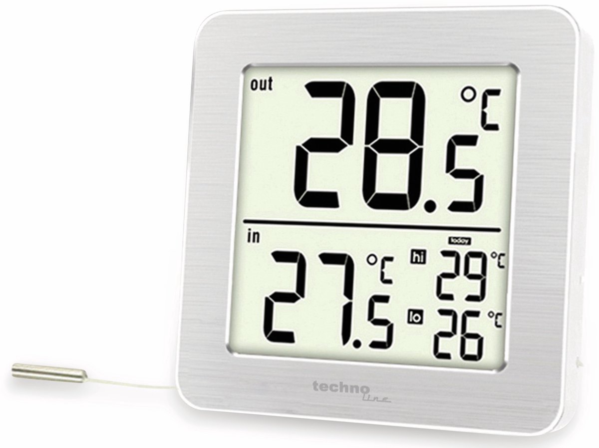 Weerstation - Binnen/Buiten Temperatuur - Technoline WS 7049