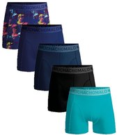 Muchachomalo – Boxershort Heren – 5 Pack – Katoenen Ondergoed – Normale Lengte – Onderbroeken Heren – Boxershorts
