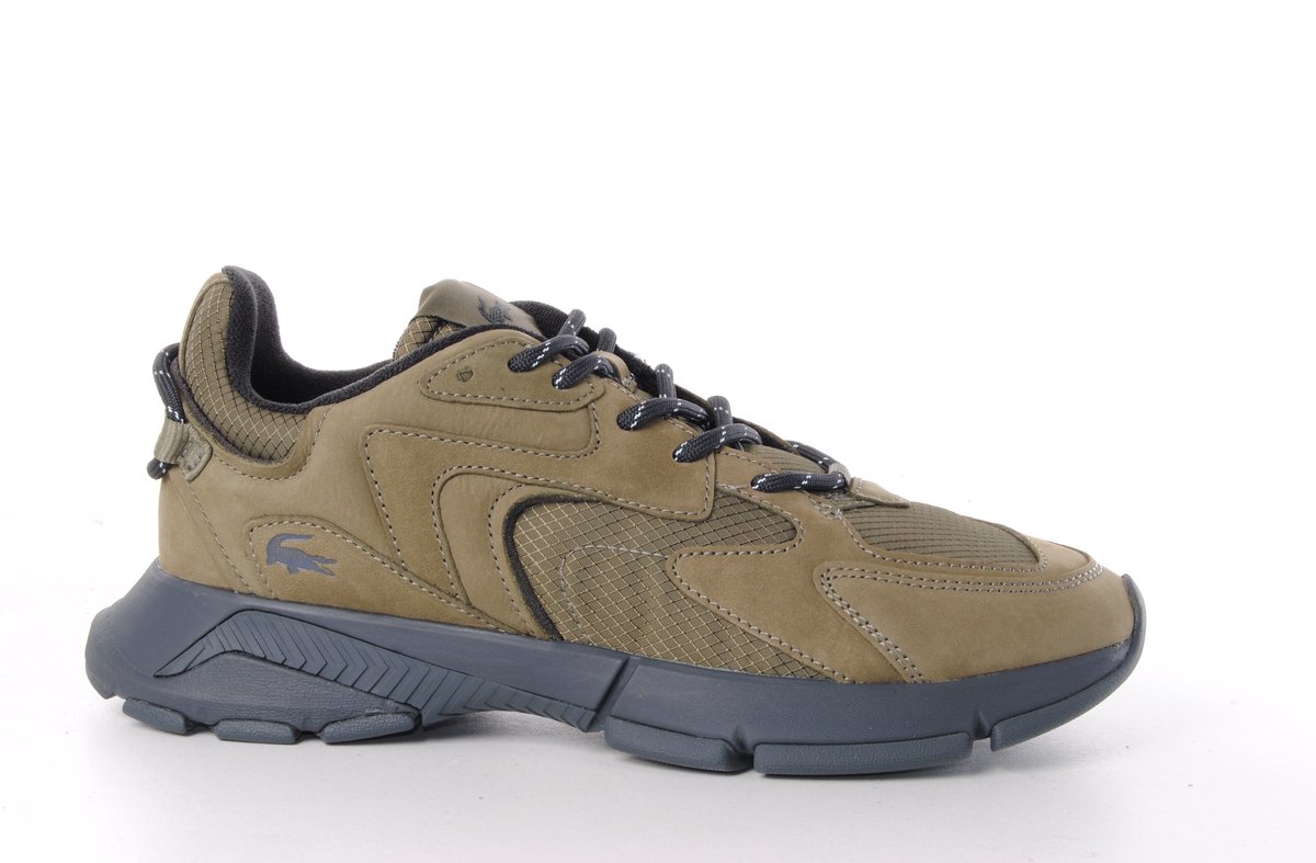 Lacoste heren sneaker Neo Sneaker nubuck kaki