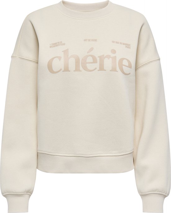 ONLY - ONLBEST L/S PRINT CREW NECK SWT - Dames - Sweaters