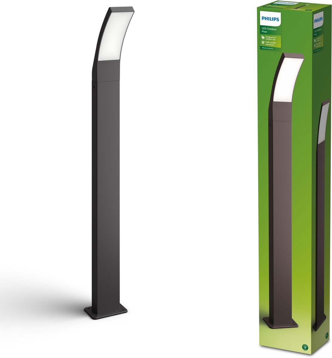 Bol.com Splay Post Anthracite 12W 27K HV aanbieding