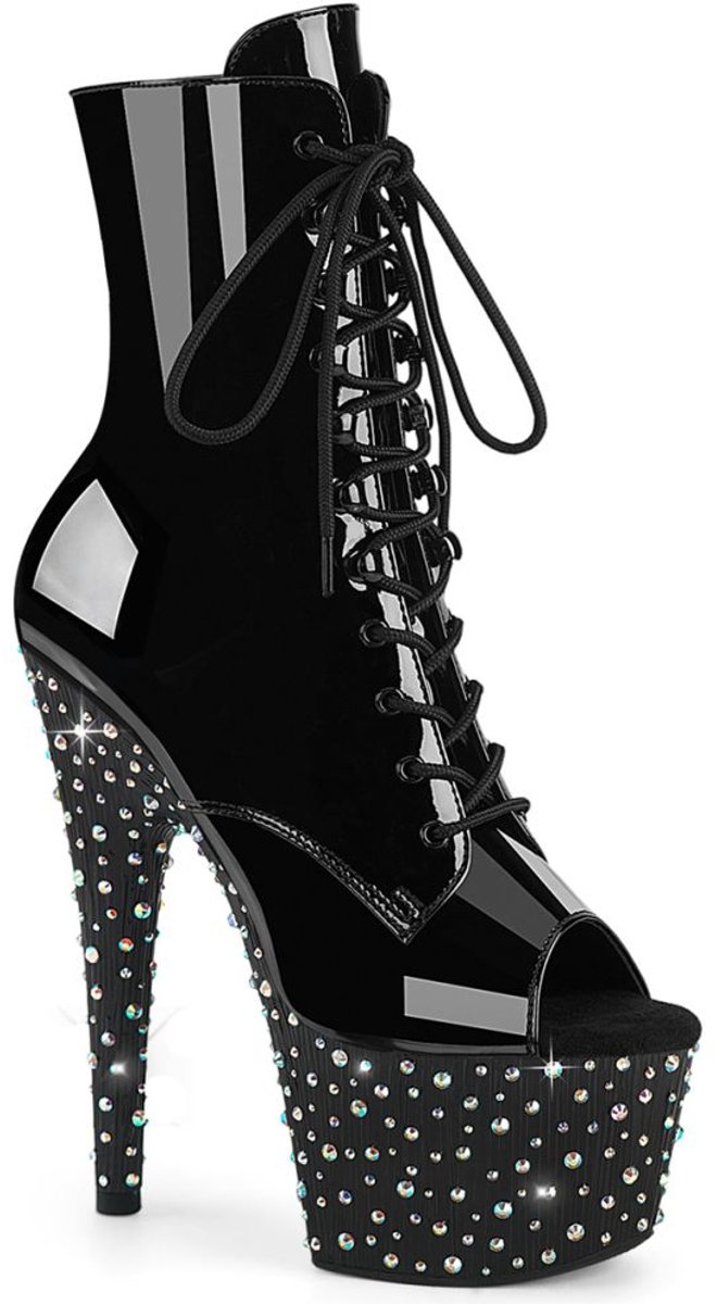 Pleaser STARDANCE-1021 Plateau Laarzen 35 Shoes Zwart