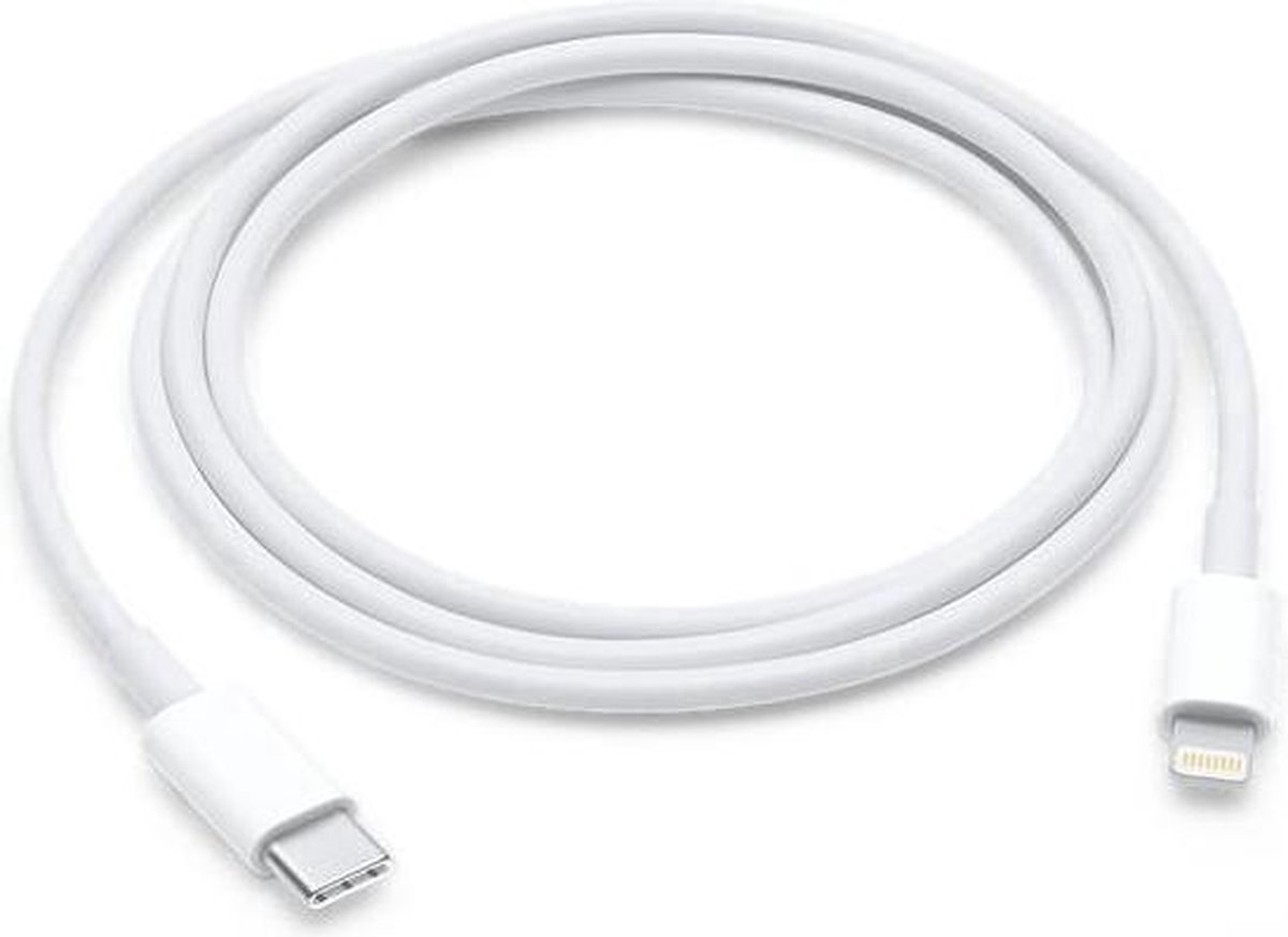 New Age Devi - USB-C naar Lightning kabel - geschikt voor Apple iPhone 12 12 Pro 12 Pro Max Ipad - oplader kabel - lader kabel