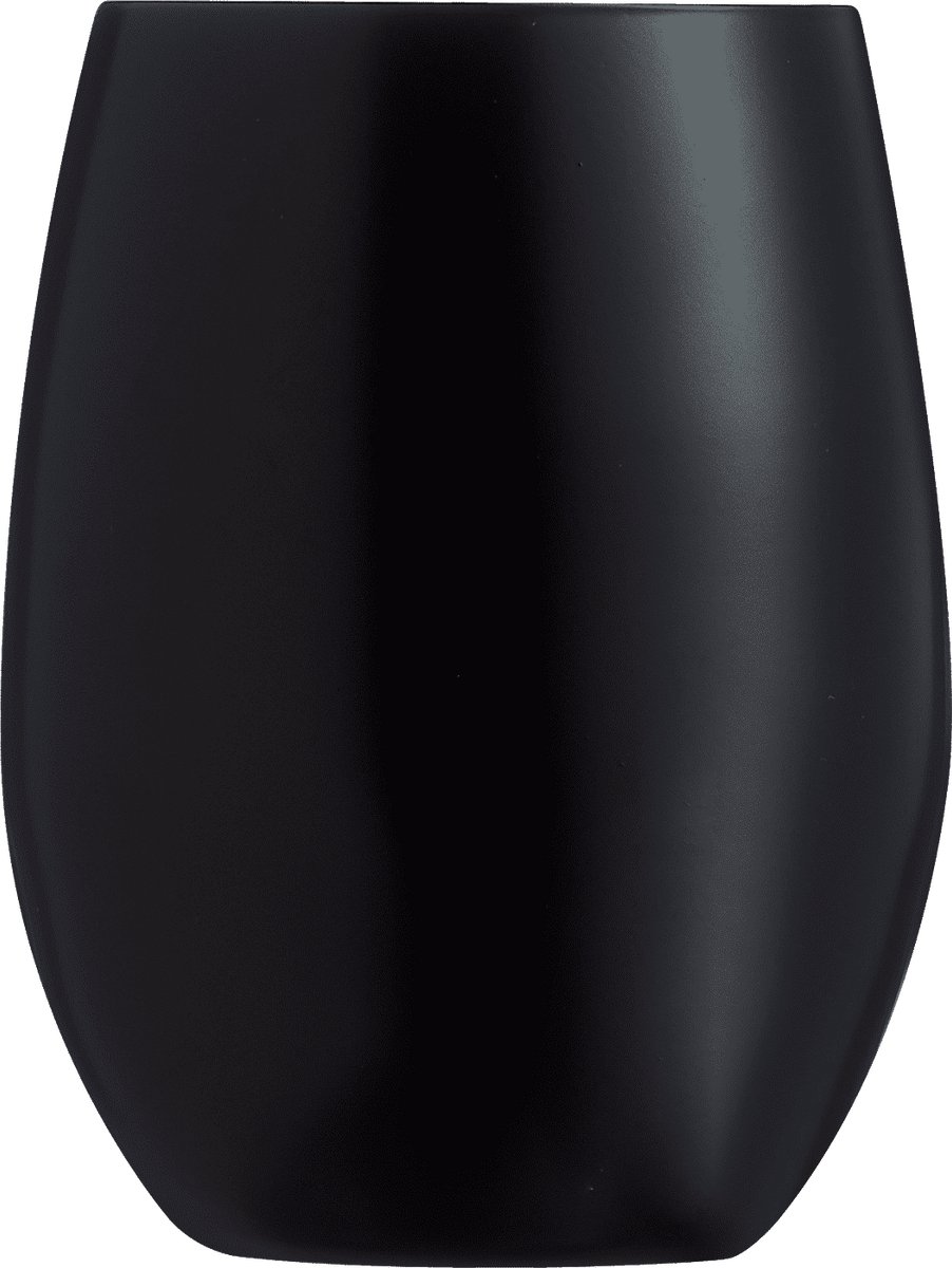 Chef & Sommelier Primary Waterglazen - Zwart - 360ml - 6 Stuks