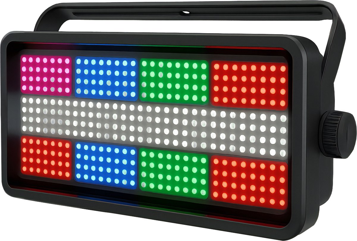 N-GEAR ST11 LED Lichtshow – Partybar met DMX Aansturing – RGB + Wit – 135° Lichtbundel – Voor Feest, DJ & Events