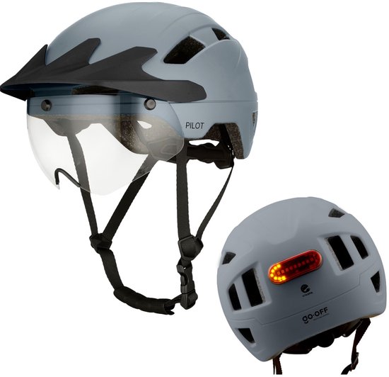 Casque de vélo (gris, moyen)