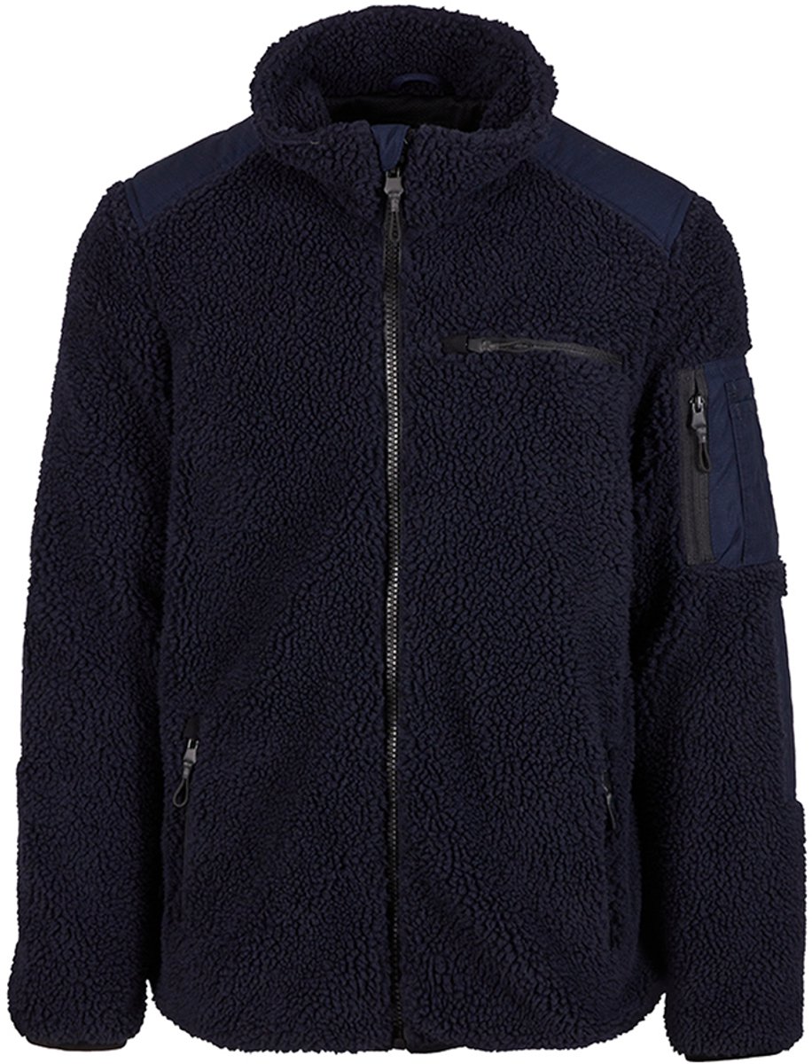 Brandit - Ramble Teddyfleece Jacket - S - Blauw