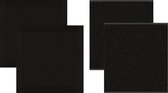 Bol.com DDDDD - Cisis - 2x Theedoek & 2x Keukendoek - Ebony aanbieding