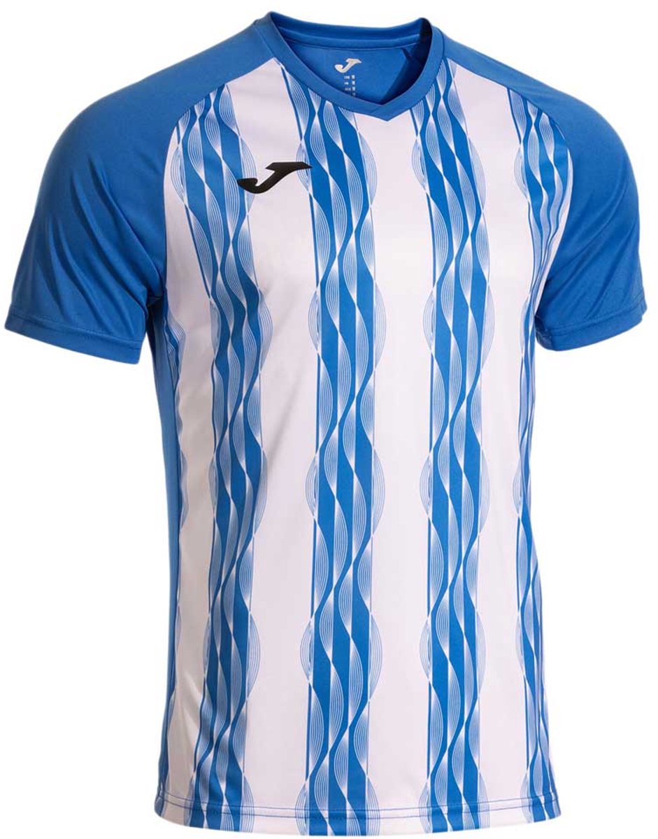Joma Inter V T-shirt Met Korte Mouwen Blauw S Man