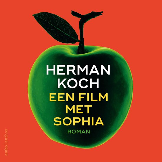 Couverture de livre avec une pomme verte brillante et le texte : HERMAN KOCH EEN FILM MET SOPHIA ROMAN.