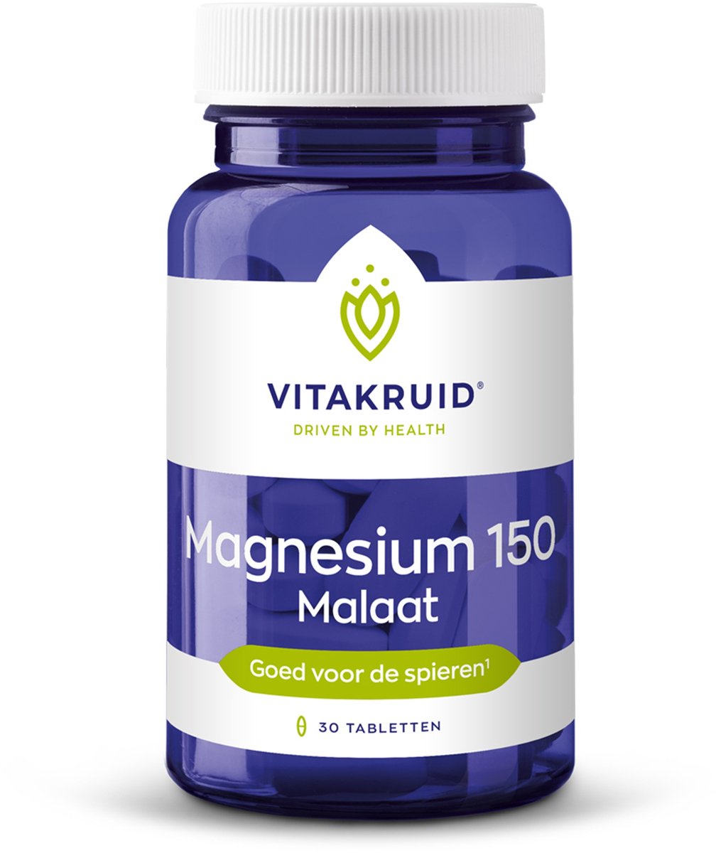 Vitakruid Magnesium Malaat 150 - 30 tabletten