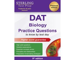 DAT Prep Books, Dental Admission Test Study Guides - DAT Biology Practice Questions
