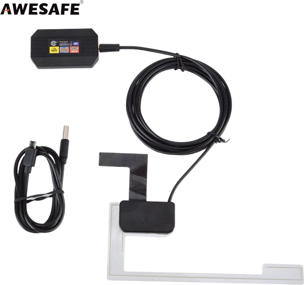 Awesafe DAB+ USB Digitale Radio Antenne - Geschikt Voor Android Autoradio