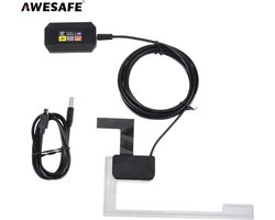 Awesafe DAB+ USB Digitale Radio Antenne - Geschikt Voor Android Autoradio