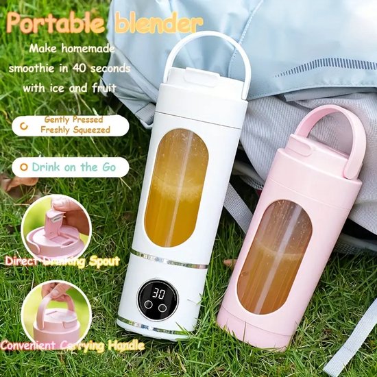 Nieuwe sapcentrifuge met 12 messen voor huishoudelijk fruit, kleine draagbare sapcentrifuge voor studenten, elektrische mini-sapcentrifuge van 700 ml — afbeelding 2