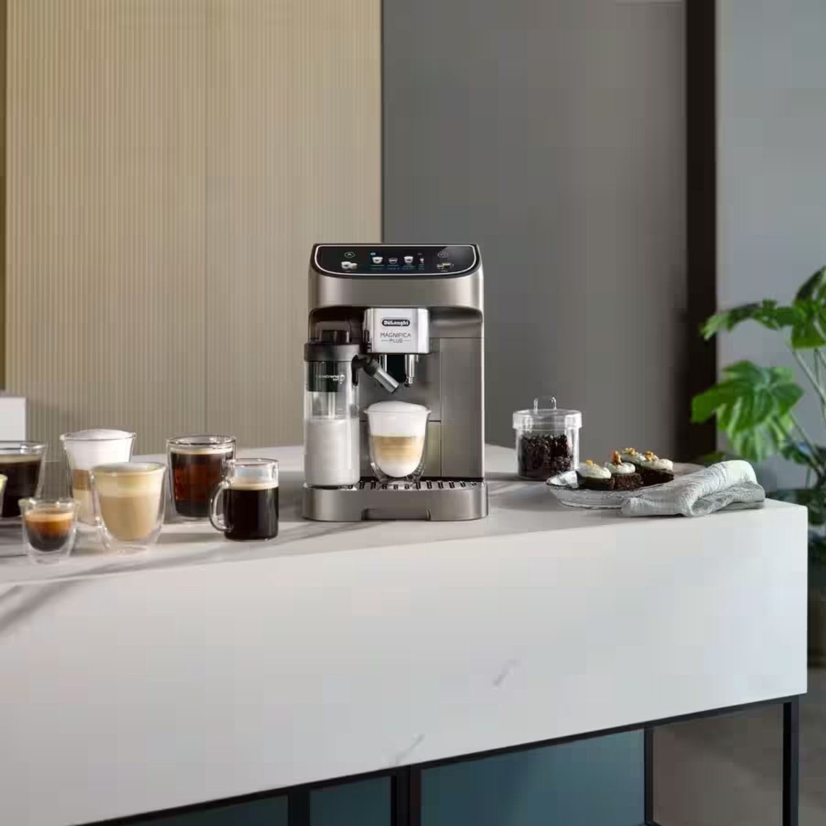 Delonghi Magnifica Plus ECAM320.70.TB - Volautomatische espressomachine - Titanium zwart — afbeelding 5