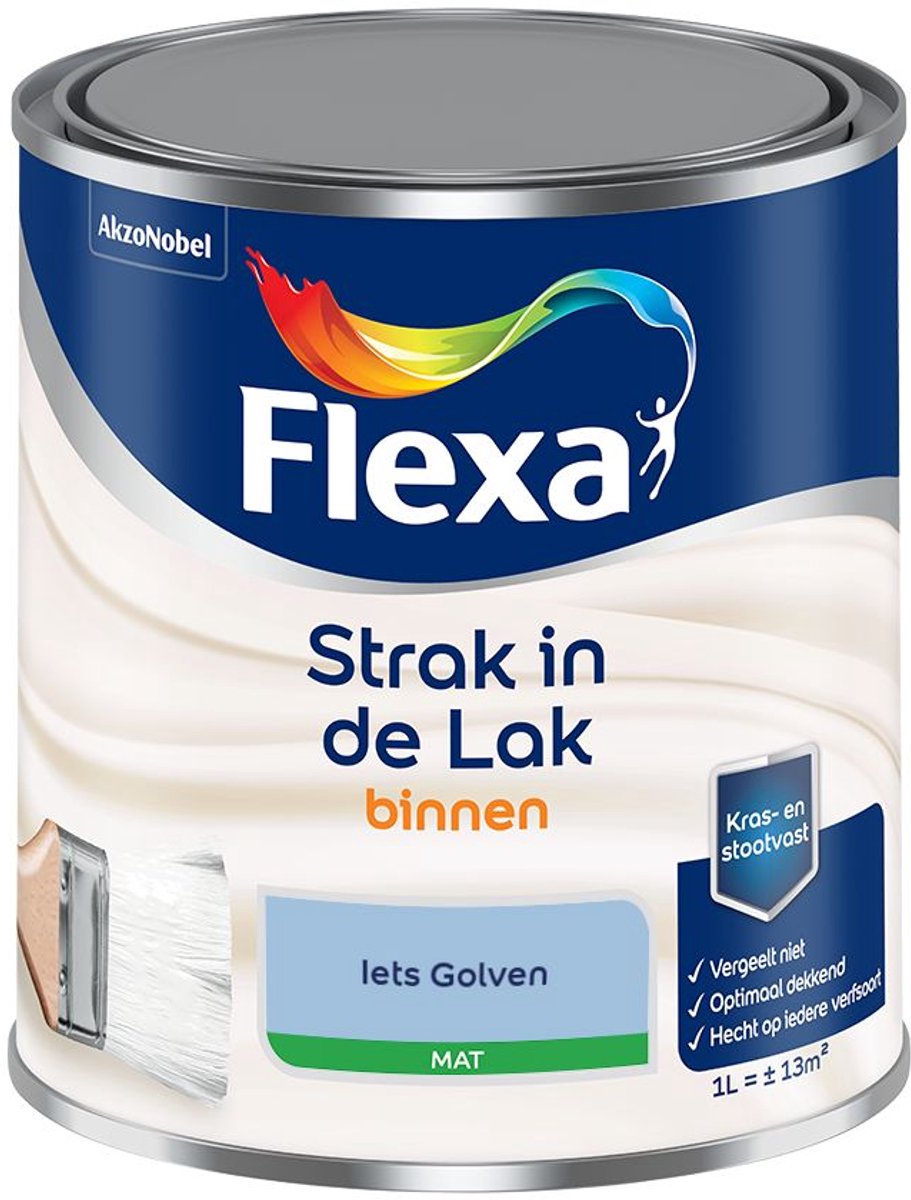 Flexa - Strak in de Lak Binnenlak Mat - Iets Golven - Mengverf - 1 L