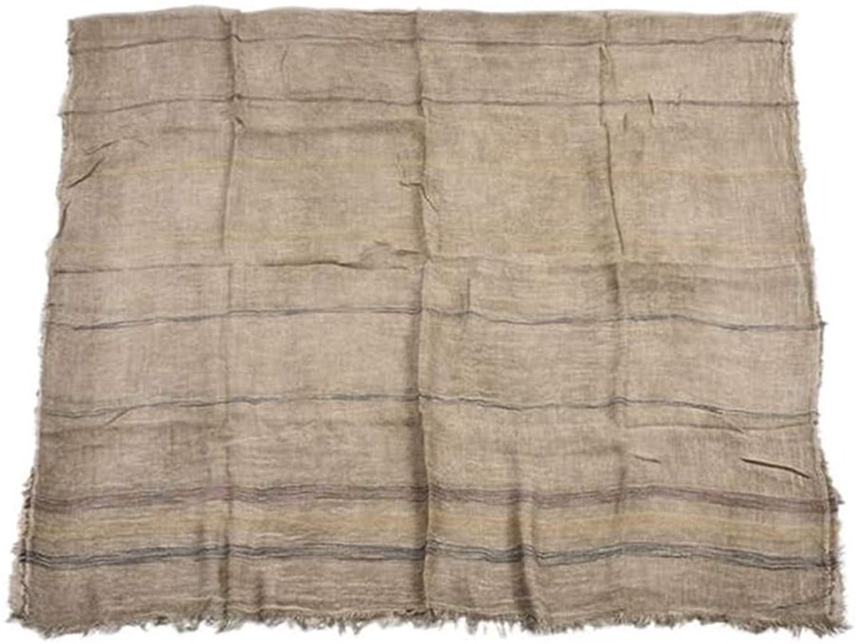 Polyester sjaal - herfst en winter - gemengd patroon - khaki