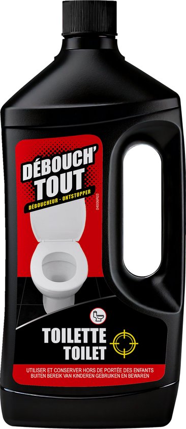 Débouch'tout - Toilet ontstopper - Sterk geconcentreerde krachtige ontstopper - 1L