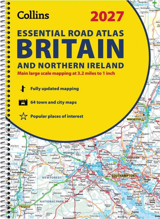 Collins Road Atlas- Collins Essential Road Atlas Britain and ... - cover