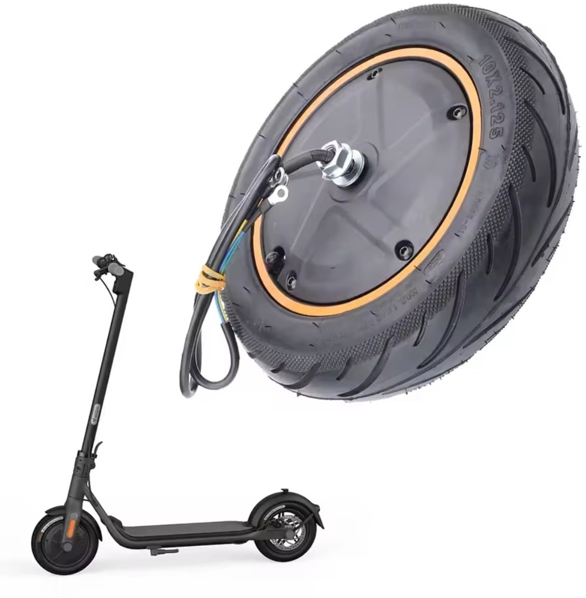 originele motor elektrische step | motor segway F20 | segway F25 | Segway F30 | Segway F40 | past op de F series inclusief stepgo sleutelhanger