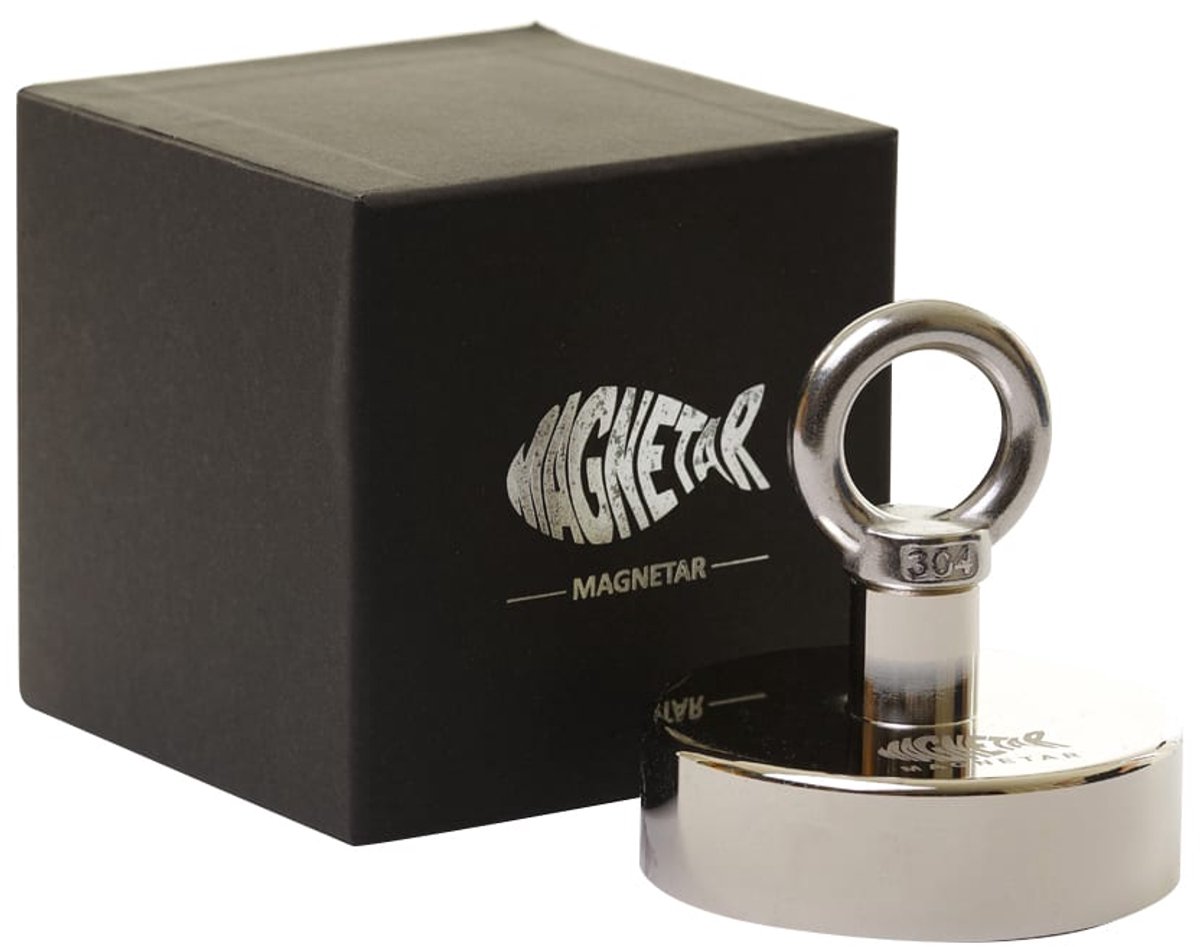 Magnetar Classic 400 - Vismagneet - Enkelzijdige 400kg Magneet - Gevorderden en Pro's - Magneetvissen