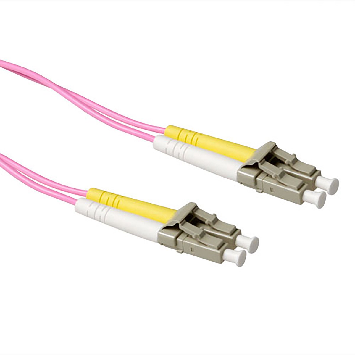 Image of ACT 1 meter LSZH Multimode 50/125 OM4 glasvezel patchkabel duplex met LC connectoren RL9701