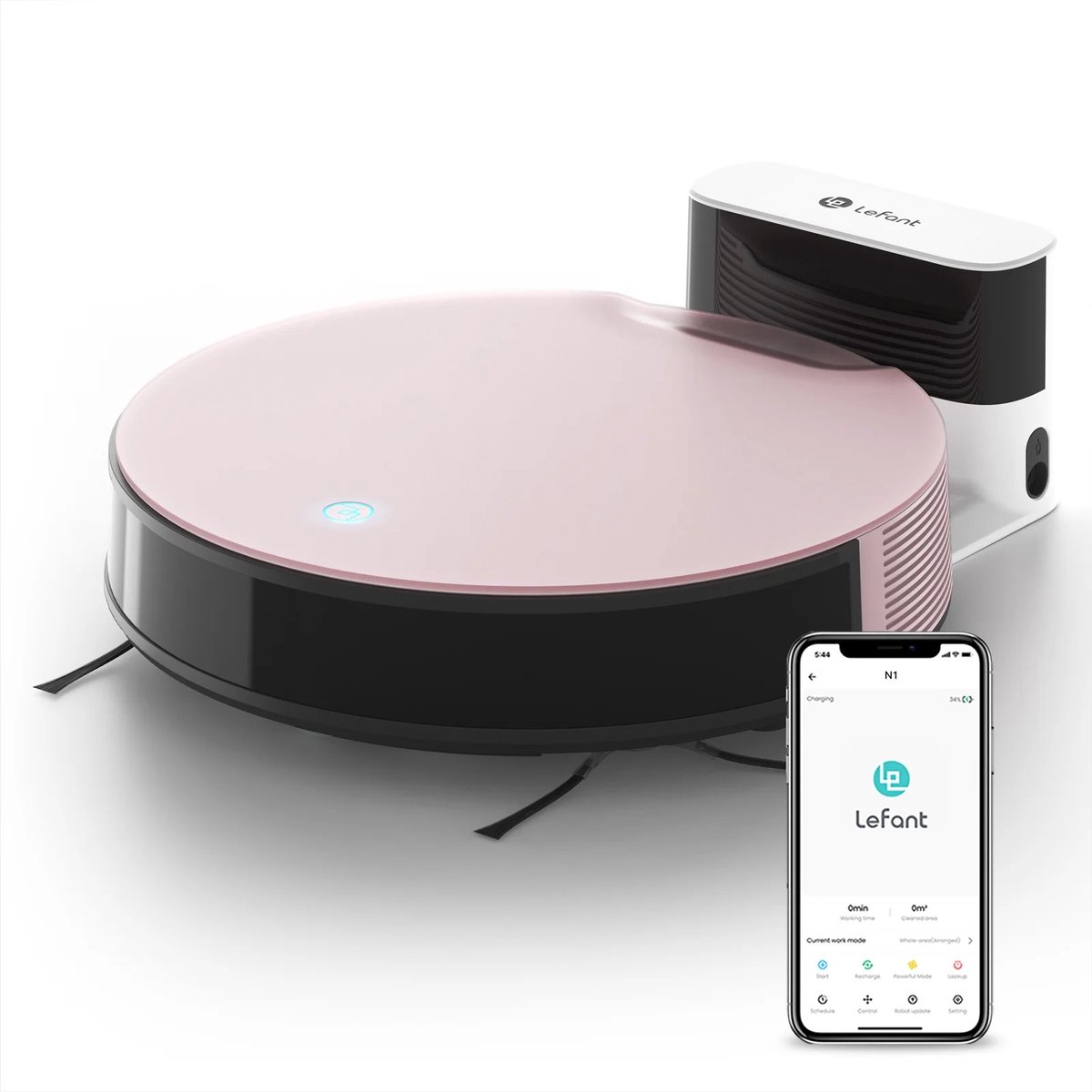 Teleo Robotstofzuiger 4500 Pa Zuigkracht - Stil & Compact