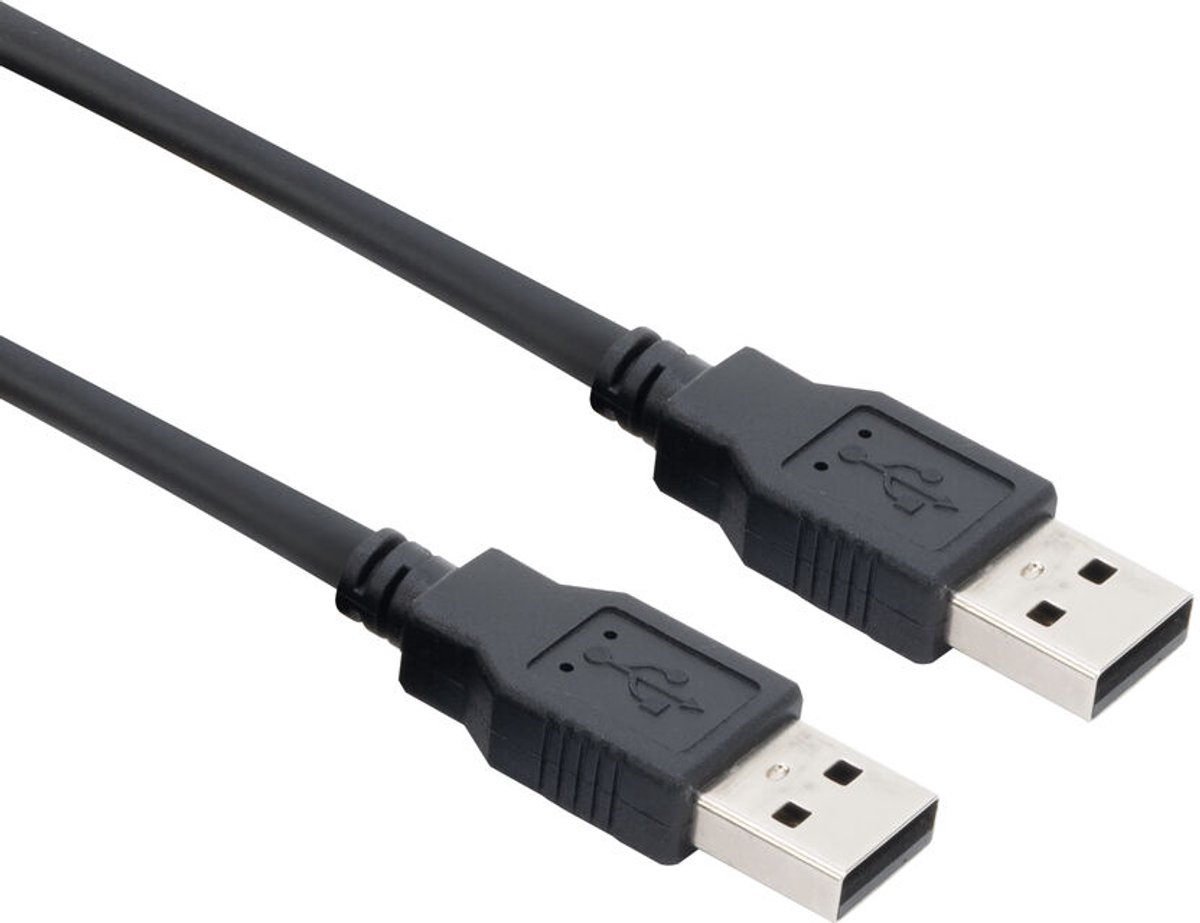 ACT SB2520 2.0 USB-A Male/USB-A Male | Zwart | 1,8 meter
