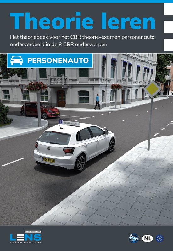 Auto Theorieboek 2026 Rijbewijs B met Samenvatting en Apps - Theorie Leren CBR examen - Lens Media