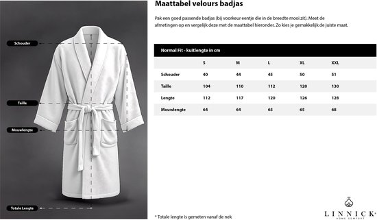 LINNICK Badjas Pure Velours - 100% Katoen - Vert Olive - Taille XXL - Badjas Femme - Badjas Homme
